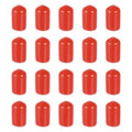 DMiotech 20 Pack 5/16" ID Red Screw Thread Protectors Rubber End Caps Bolt by DMiotech