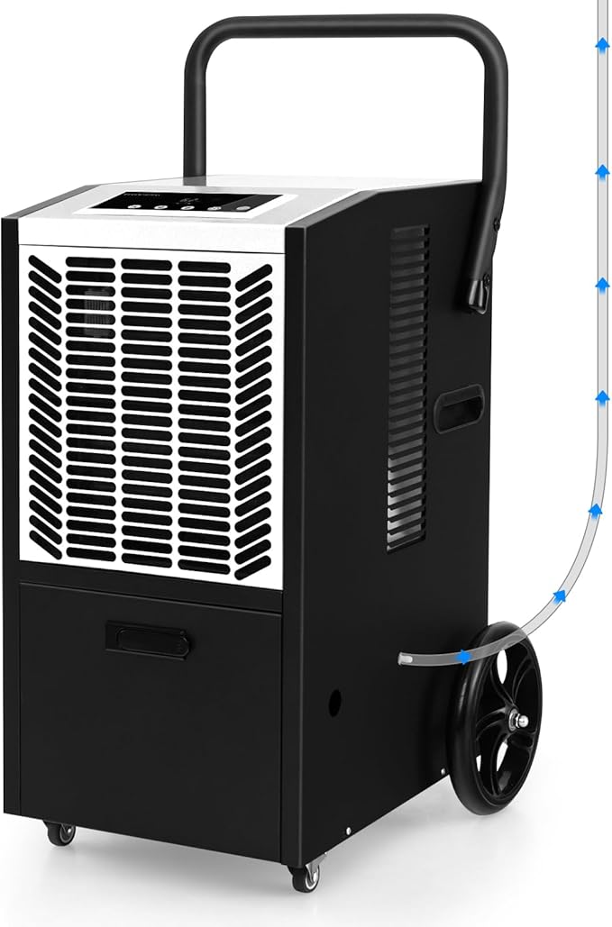 ARLIME 163 Pints Commercial Dehumidifier w/Pump & Drain Hose, Industrial Heavy by ArlimeDirect