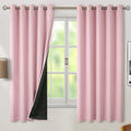 BGment Baby Pink 100% Blackout Curtains by BGment