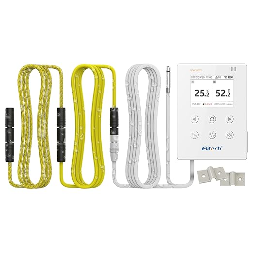 Elitech WiFi Temperature and Humidity Data Logger, 2.4GHz/5GHz Real-time Monitor by Elitech