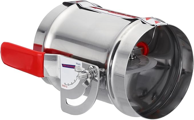 PATIKIL HVAC Duct Manual Volume Backdraft Damper, 4 Inch, Airflow Ducting by PATIKIL