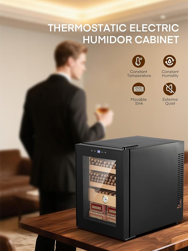 FOHERE Cigar Humidor Electric 33L - Image 2