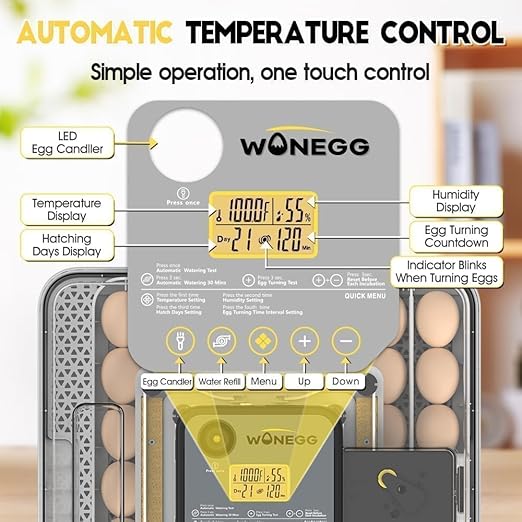4th Gen – 48 Egg Fully Automatic Incubator, 2026 UpgradedDesign, Intelligent - Image 2