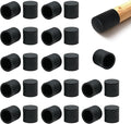 25 Pcs 3/4" Round Chair Leg Tips Caps, Silicone Rubber Furniture Leg Floor by BOPOREAE
