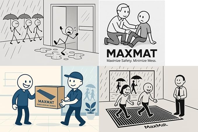MaxMat® Heavy Duty Rubber Door Mat - Image 9