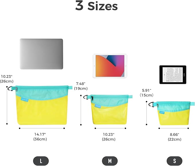 pack all Water-resistant Material Zipper Pouch, Mesh Zipper Bag - Image 5