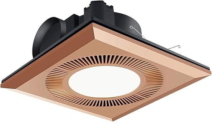 Bathroom Exhaust Fan with LED Light Vent Fans by Youstartanewlife