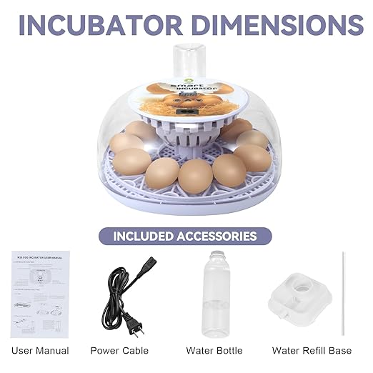 1st Gen - 12 Egg Automatic Incubator, Steady Humidity - Image 8