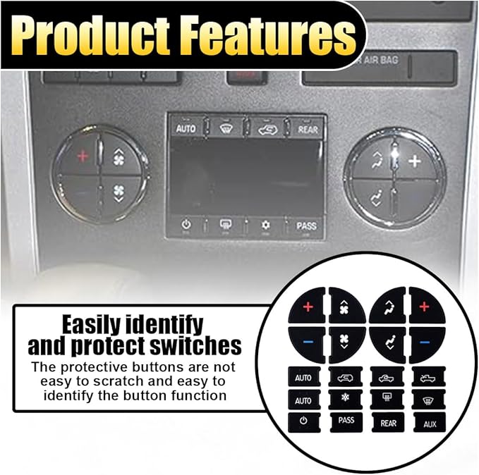AC Dash Button Repair Kits, Repair - Image 3