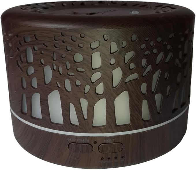 Wild Essentials 700ml Designer Large Room Essential Oil Diffuser, 5 in 1 by WildEssentials