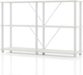 Homes: Inside + Out Apexa Modern 3-Tier Extra Wide Shelving Units, Collectibles by HOMESInsideOut