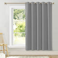 NICETOWN Silver Grey Blackout Wide Blinds by NICETOWN