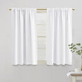 PANELSBURG White Short Curtain Panels by PANELSBURG