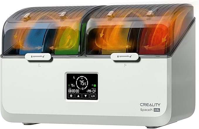 Creality Space Pi X4L Filament Dryer Box, Dual Independent Chambers, 4 Spool by SainSmart