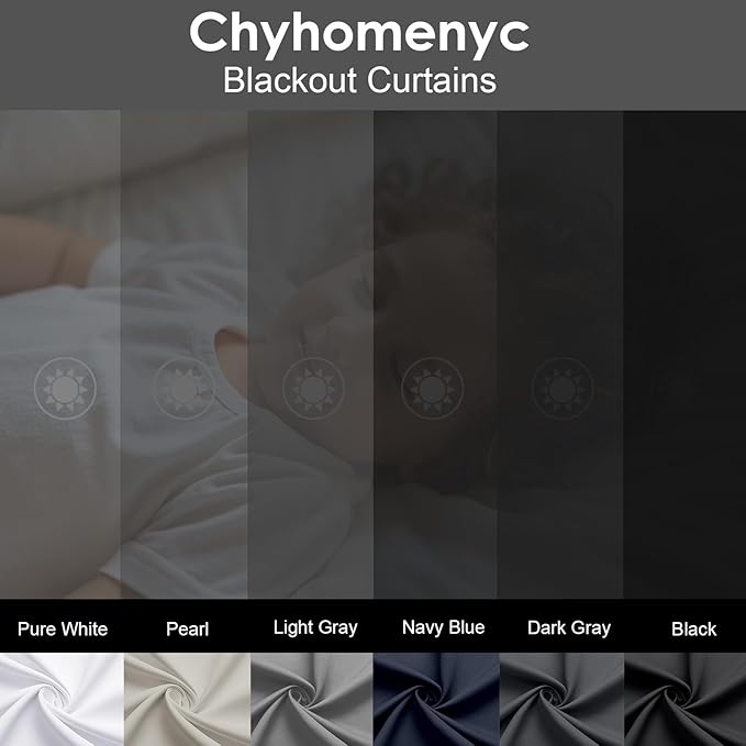 Chyhomenyc Light Filtering Short Curtains 36 Inch Length, Small Kitchen Curtain - Image 9