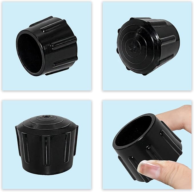Flyshop 1-3/8" 35mm Chair Leg Caps Furniture Floor Protectors Round Non-Scratch - Image 5