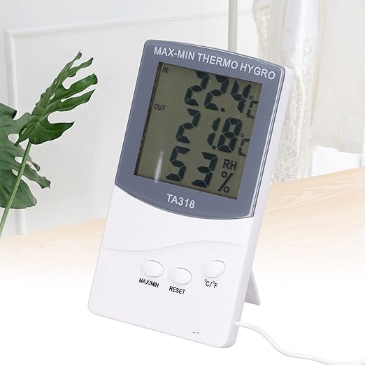 Indoor Outdoor Thermometer, Accurate Digital Hygrometer Indoor Thermometer - Image 3