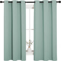 NICETOWN Small Window Curtains for Bedroom, Seafoam Green Window Treatment by NICETOWN