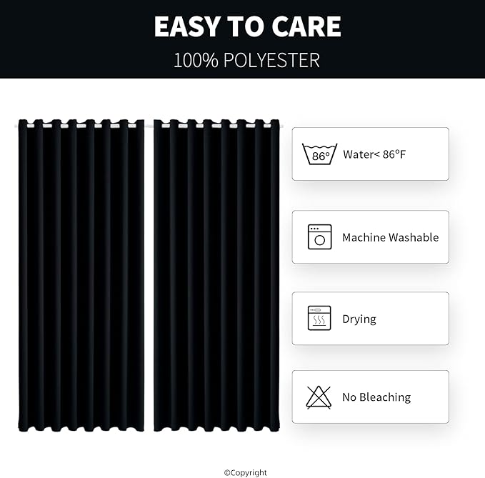 Waterproof Outdoor Curtain W105 x L95 - Image 6