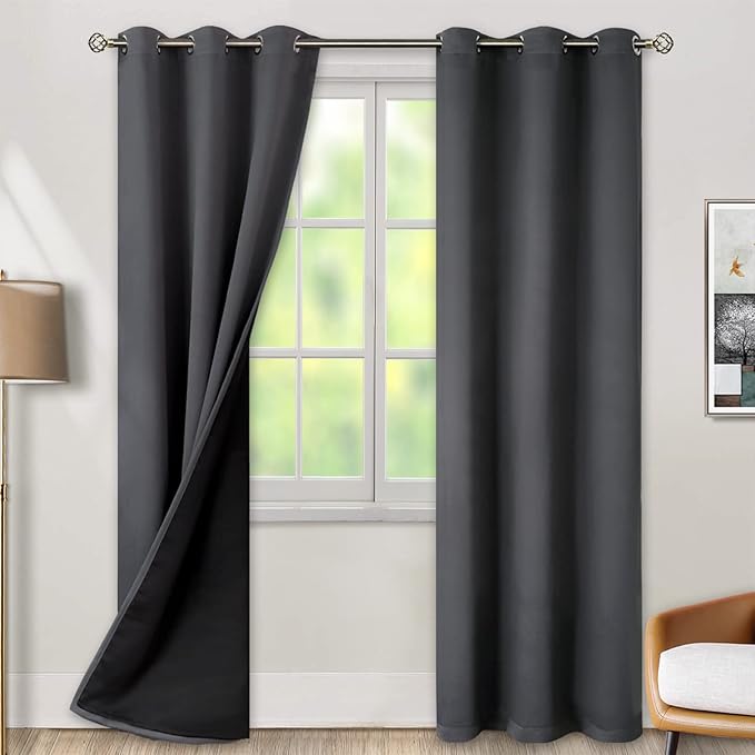BGment Thermal Insulated 100% Blackout Curtains by BGment