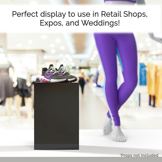 Acrylic Display Riser Box with One Open Side No Lid 12" x 12" x 19" Versatile - Image 2