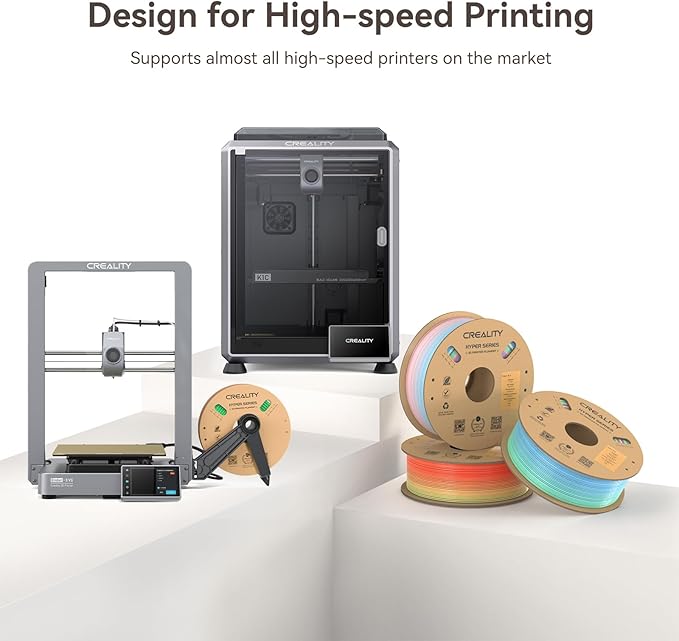 Creality 3D Printer Filament PLA 1.75mm, Creality Official Hyper Multicolor - Image 6