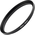 55mm to 58mm Step-up Adapter Rings Filter Adapter Black Metal Step Down Filter by Unknown