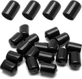 24 Pcs Round Rubber End Caps, 4/5" ID Vinyl Flexible Screw Thread Protectors by Bonsicoky