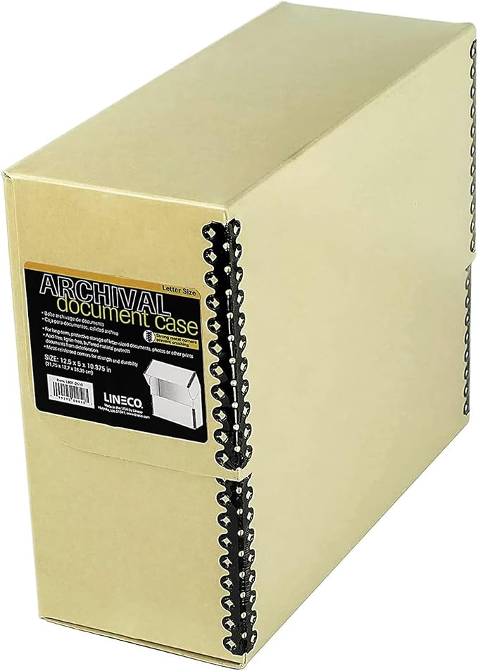 Lineco Archival Document Storage Box by Lineco