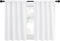 NICETOWN 2 Panels Blackout Curtains, Rod Pocket Thermal Insulated Drapes by NICETOWN