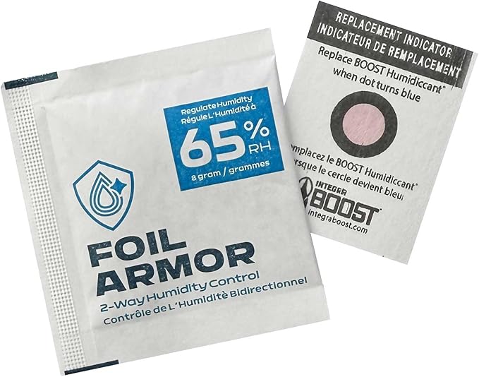 65% RH, 2-Way Humidity Control Packs by FoilArmor