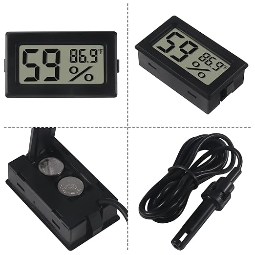 2 Pack Mini Digital Thermometer Hygrometer - Image 2
