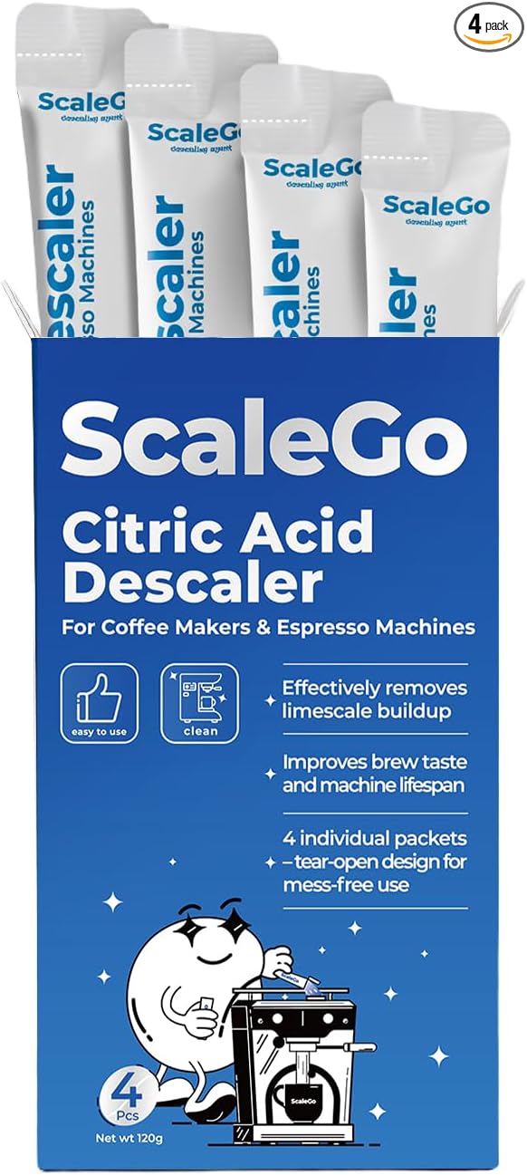 Coffee Machine Cleaner & Descaler | Citric Acid Descaling Powder | Pre-measured by Unknown