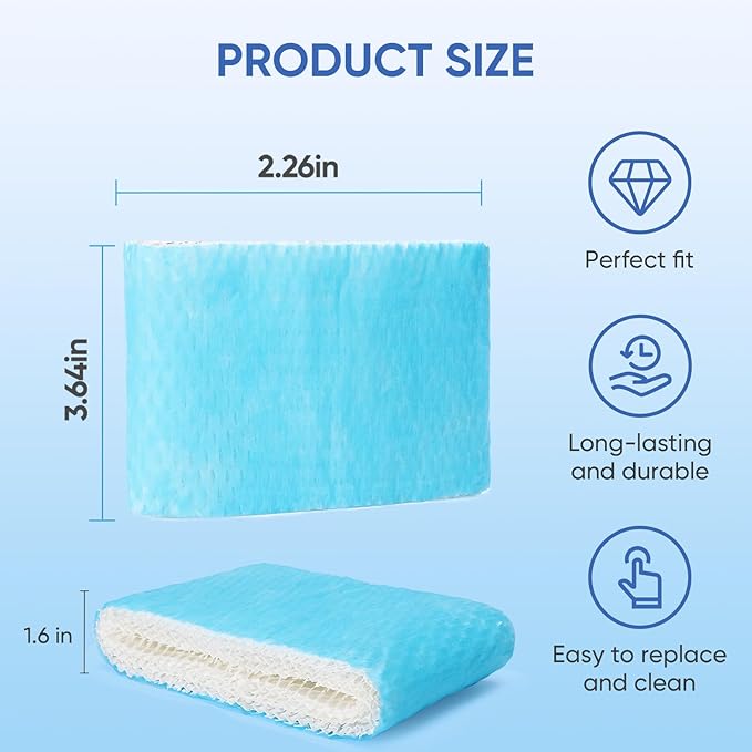 6 Pack Humidifier Filters HAC-504 Replacement - Image 2