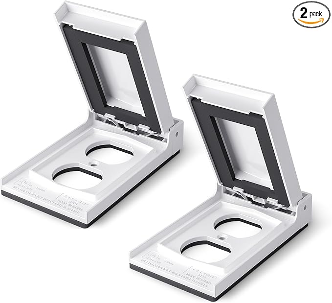 ELEGRP Vertical Outdoor Cover for Duplex Receptacles, Weatherproof Wall Plate by ELEGRP%7CELEGROUP
