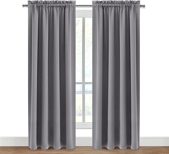 DWCN Blackout Curtains for Bedroom – Thermal Insulated Room Darkening Drapes - Image 9