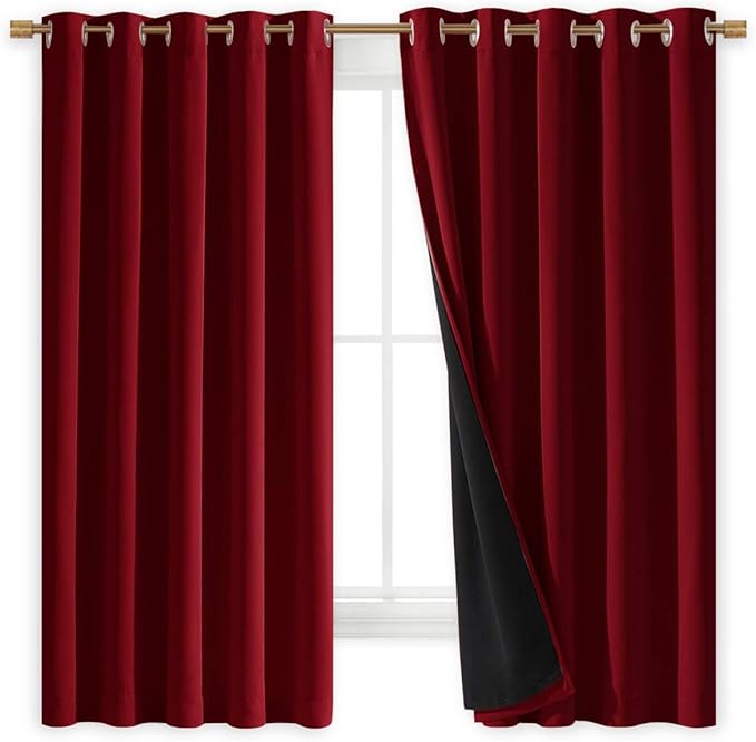 NICETOWN 100% Blackout Curtains - Image 2