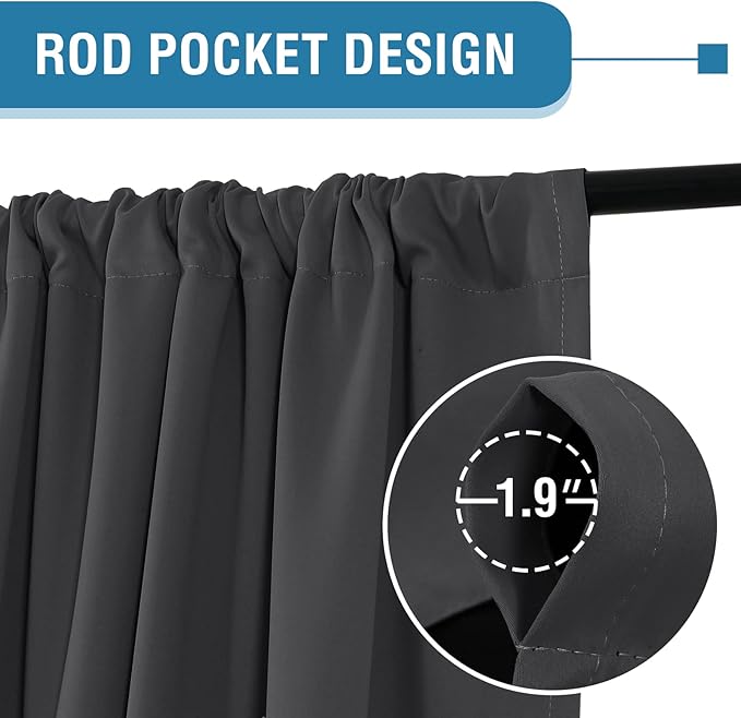 H.VERSAILTEX 100% Blackout Curtains - Image 3