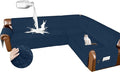 Arfntevss Waterproof Sectional Couch Covers L Shape Washable Velvet Sofa Cover by Arfntevss