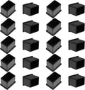20Pcs Rectangle Rubber Furniture Leg Caps by Bonsicoky