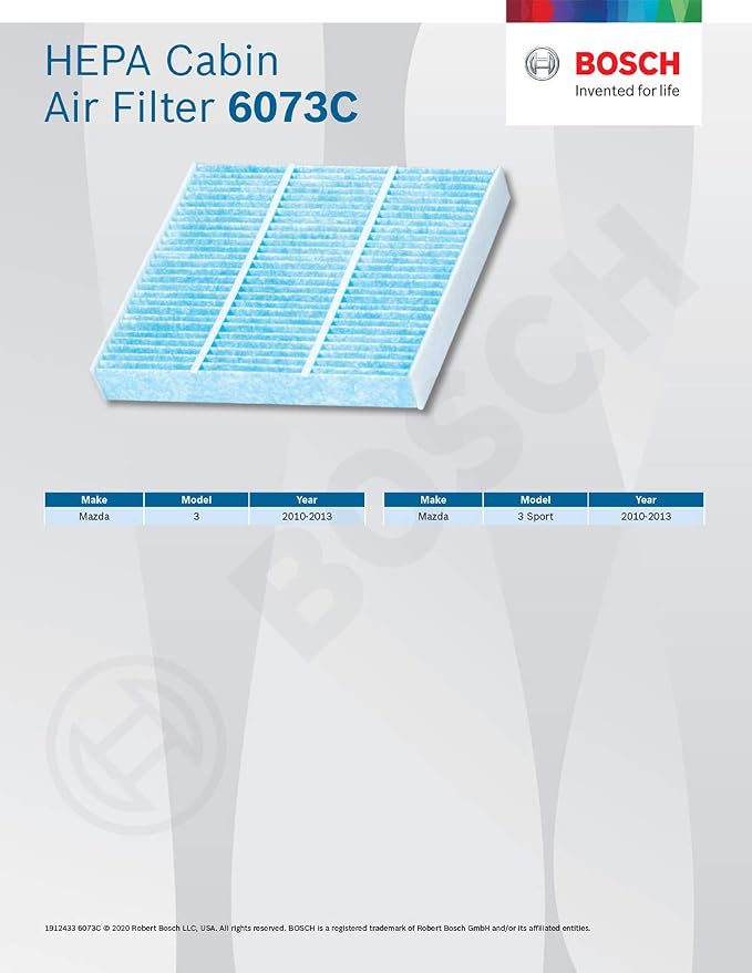 BOSCH 6073C HEPA Cabin Air Filter - Image 6