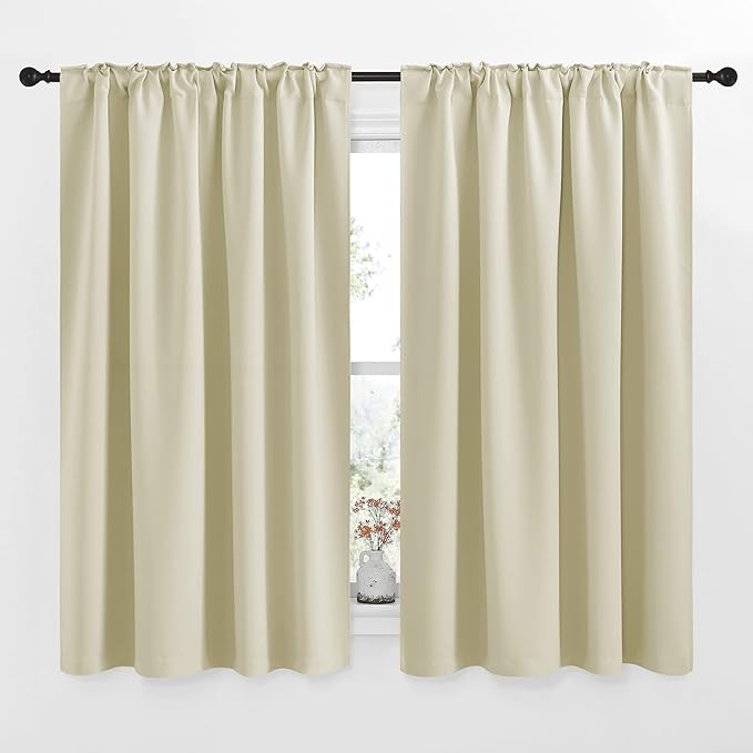 NICETOWN Small Window Curtains for Kitchen, Home Decoration Room Darkening - Image 3