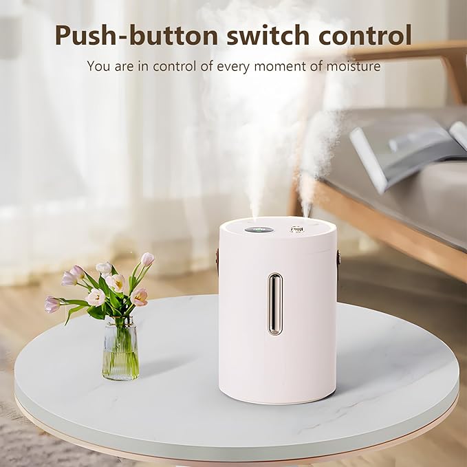 Blingbin Humidifiers for Bedroom, 2.5L Dual Nozzle Air Humidifiers for Home - Image 3
