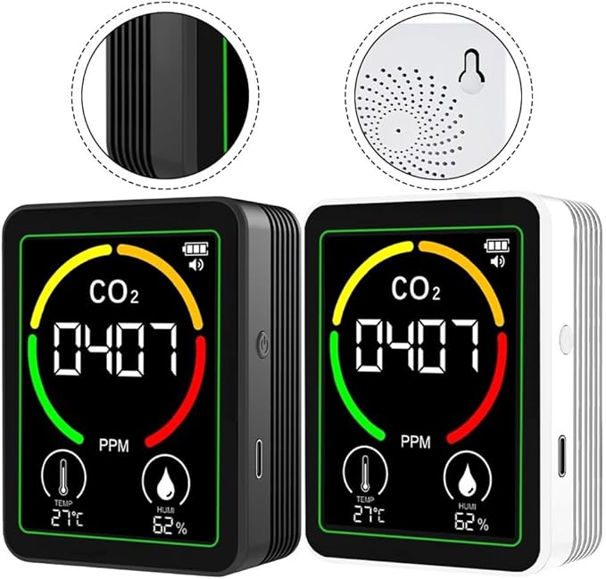 Air Quality Monitor Indoor-Portable Indoor Air Quality Meter, 3-in-1 Indoor Air - Image 8