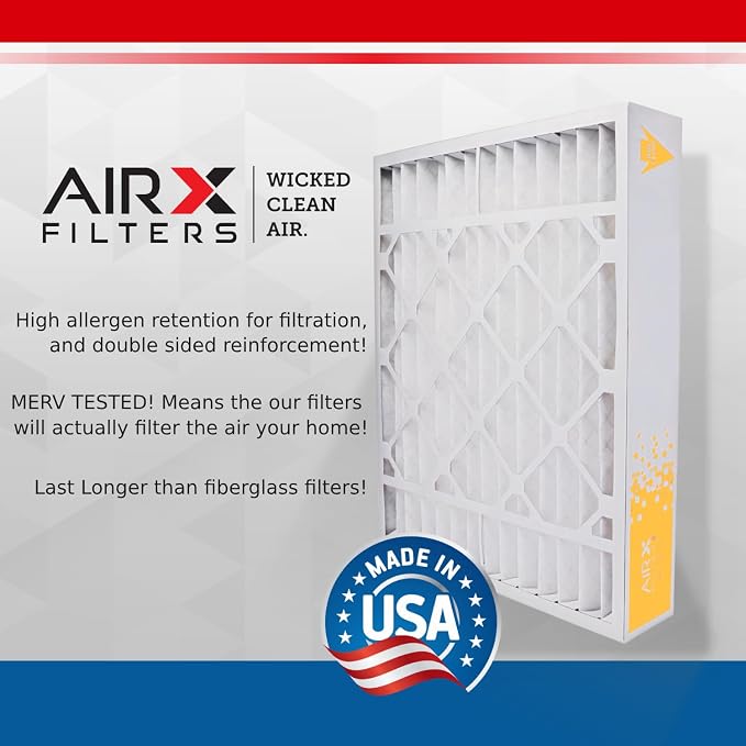 AIRX FILTERS WICKED CLEAN AIR. 20x24x4 Air Filter MERV 13 Electrostatic Pleated - Image 3