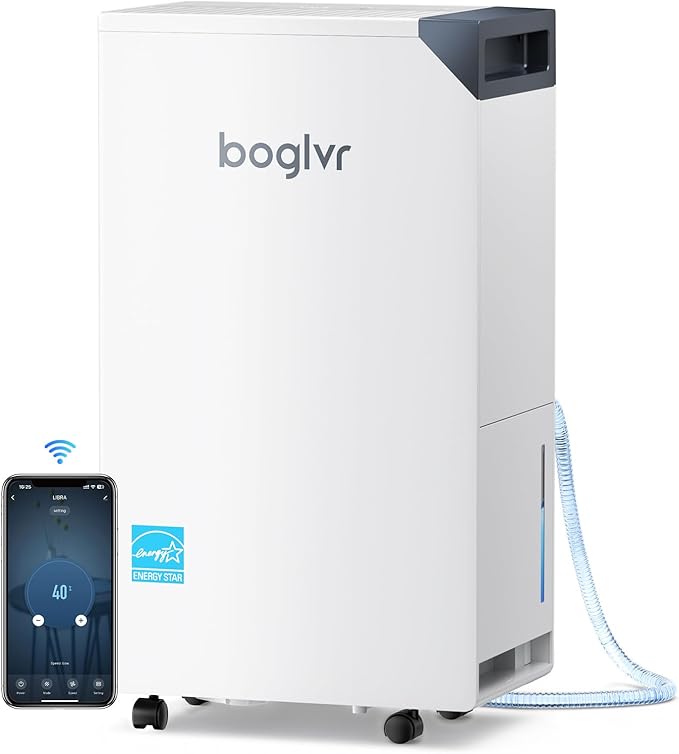 4500 Sq.Ft. Most Efficient Energy Star 2025, Max 80 Pint/D Smart Compressor by boglvr