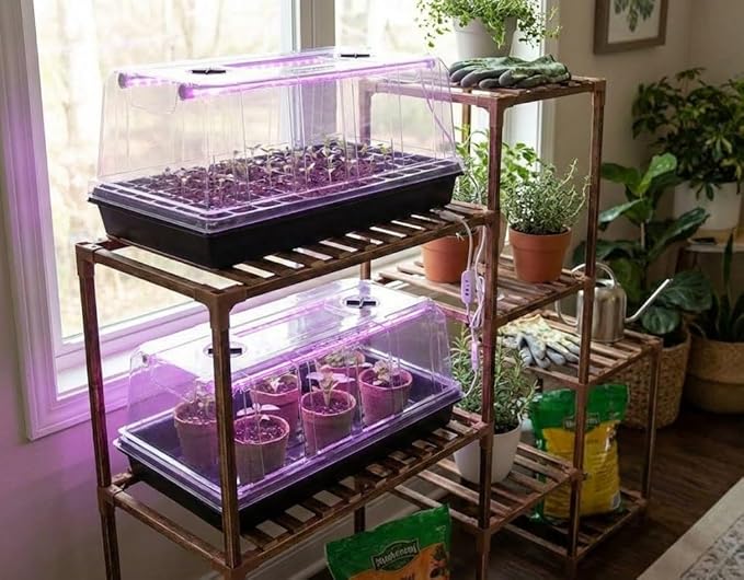 1020 Seed Tray with Grow Lights - Image 6