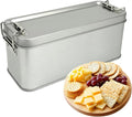 Metal Tin - Portable Container Empty Organizer Rectangular Empty Boxs Cosmetics by Unknown