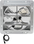 KEN BROWN 12 Inch Shutter Exhaust Fan, Gable Vent Fan, Wall Mount Ventilation by KENBROWN