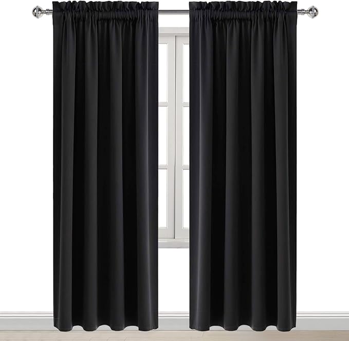 DWCN Blackout Curtains for Bedroom – Rod Pocket Thermal Insulated Noise - Image 8